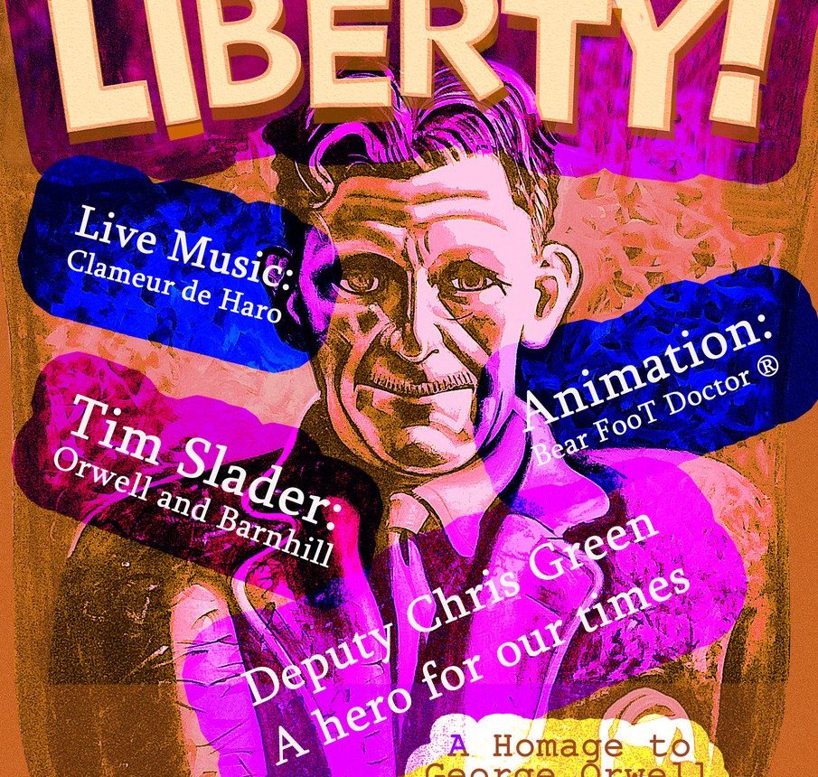 Liberty Event Poster. Original artwork by Keith Langlois